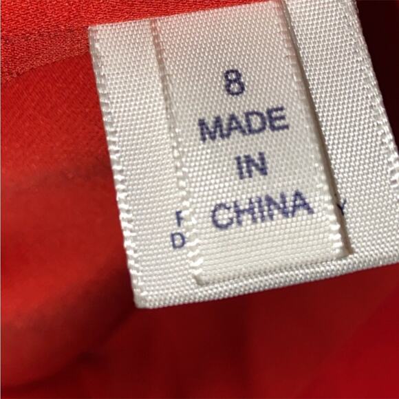 Rebecca Minkoff Red and Black Mini Dress Sz. 8 - Picture 4 of 12